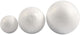 Stiropor Balls White, 12st.