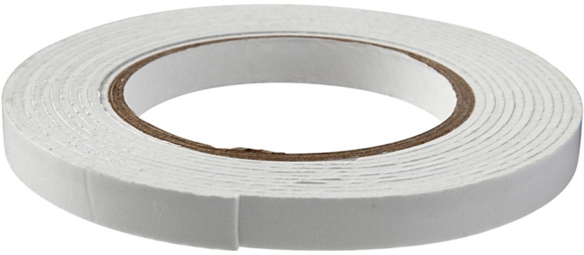 Creativ company 3D foam tape, W: 12 mm, thickness 2 mm, 5 m 1 roll