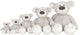 Happy horse beer baggio knuffel 40cm - grijs - baby knuffel