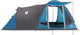Tenda familiare Coleman Waterfall 5 – Tenda per 5 persone – Design ibrido – Impermeabile e leggera – Blu nero