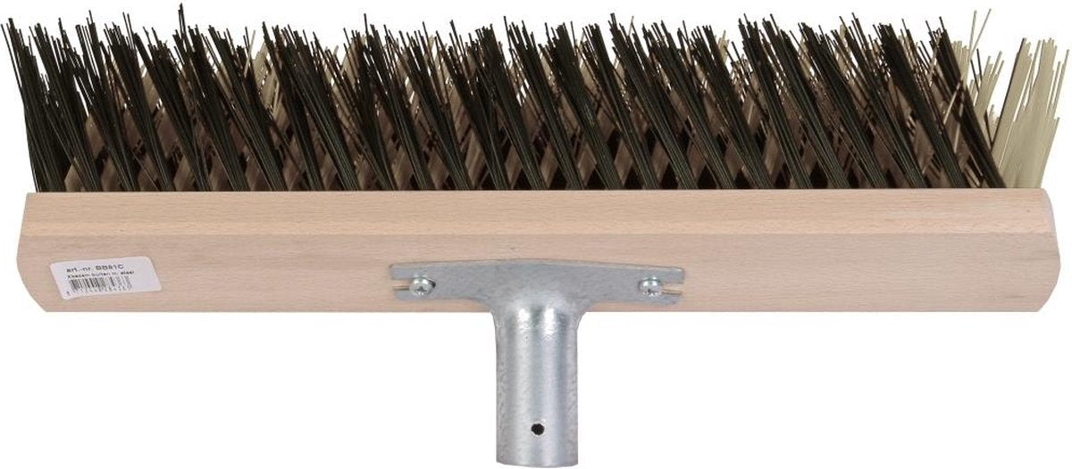 Talen tools - x-bezem - binnen - 40 cm - creme zwart - zonder steel