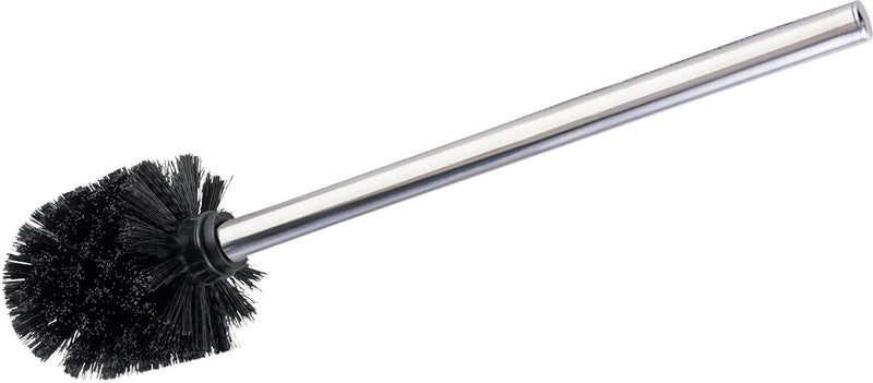 Escobilla de repuesto Wenko con mango de acero inoxidable brillante, longitud 35 cm, cabezal de cepillo ø 8 cm - escobilla para inodoro - escobilla para inodoro suelta - escobilla para inodoro suelta