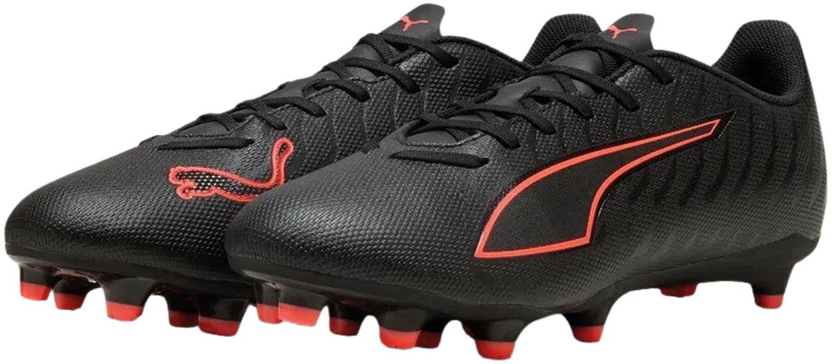 Scarpe sportive unisex Puma ultra 6 play fg ag - nere-rosse