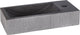 Differnz ribble fountain 38x18x8cm bombai black