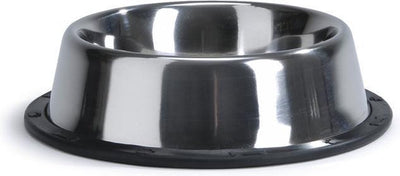 Beeztees steeldish - hondenvoerbak - antislip - 0,7l