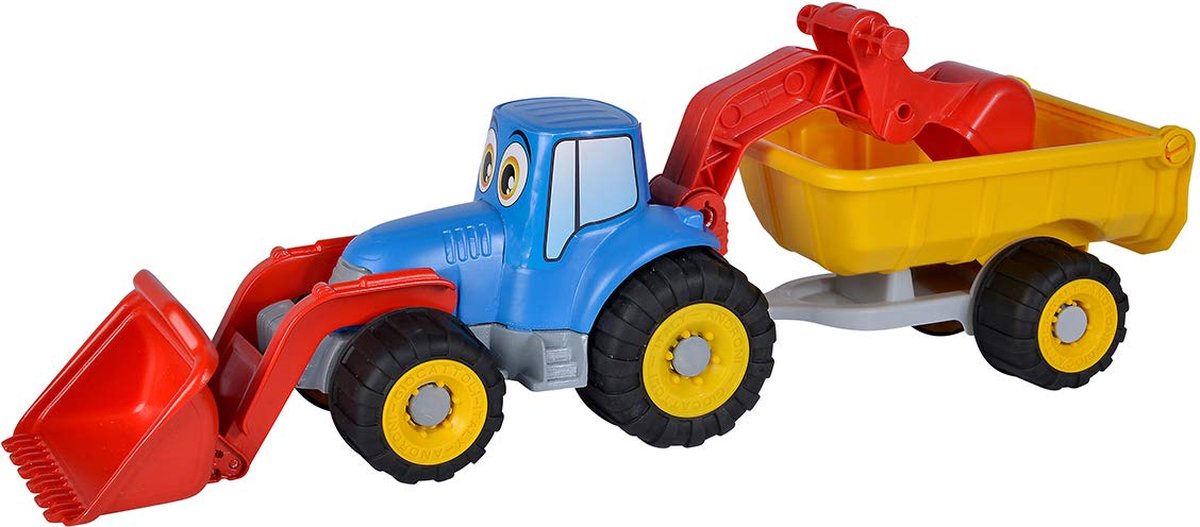 Androni tractor with car