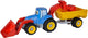 Androni tractor with car