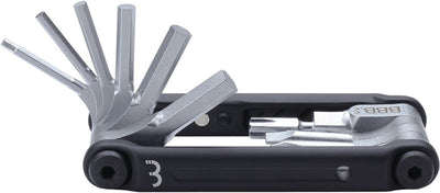 Bbb Cycling Royalfold Strumenti di base per biciclette - Mini strumento compatto - Bicicletta multiutensile - Kit di riparazione per biciclette da strada - BTL-201
