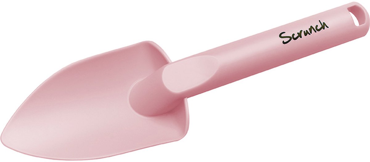 Scrunch: vanga rosa antico 20,8x5,8cm, con manici in gomma, in pp, 12m+
