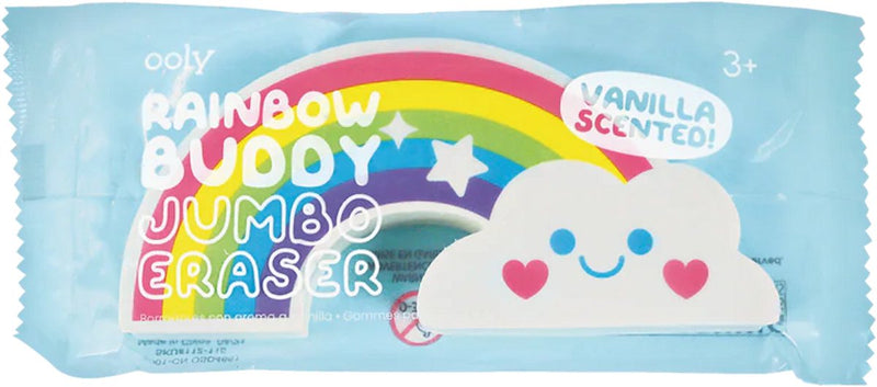 Ooly - Rainbow Buddy - Gomma grande profumata - Gomma arcobaleno con profumo di vaniglia