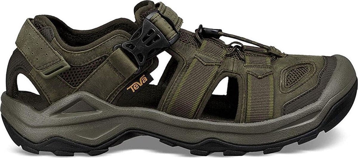 Teva m omnium 2 leren heren sandalen - turkish coffee
