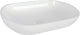 Differnz ovale lavabo ovale 54x34x12cm poly