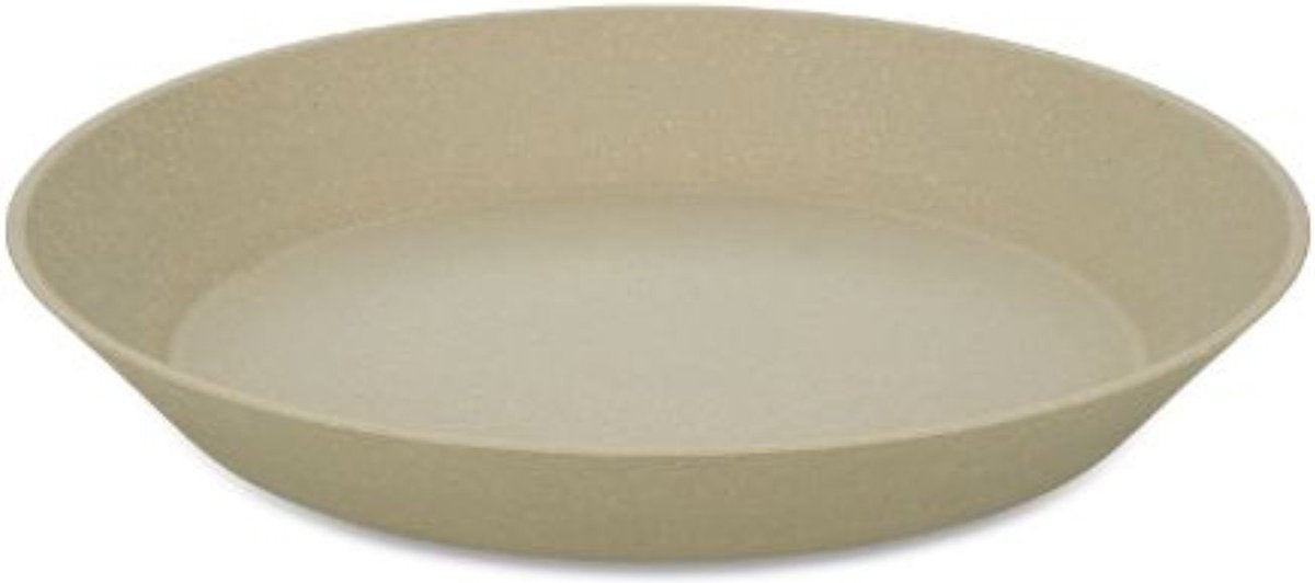 Koziol plato hondo, 24 cm, juego de 4, orgánico, beige arena - | conectar placa