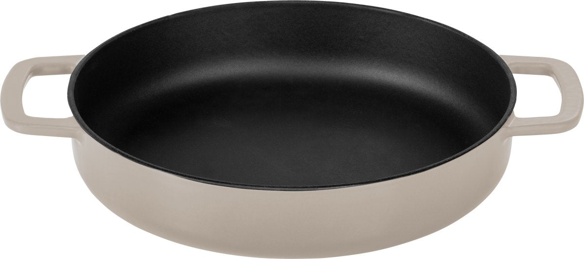 Sartén Combekk de hierro fundido ø 28 cm - 100% reciclado - sin pfas - apta para inducción - arena