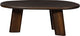 Mesa de centro Woood redonda - madera de mango - nogal - 40x110x60