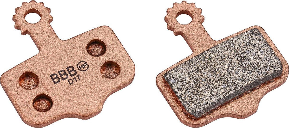 Bbb cycling remblokjes fiets - discstop sintered - remblokken - compatibel met sram avid schijfremmen - koper - bbs-441s