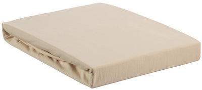 Beddinghouse - jersey elasticizzato - lenzuolo con angoli - 180x220 cm - naturale - qualità premium