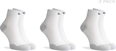 Calzini da corsa Rogelli core - confezione da 3 - bianco grigio - 44 47