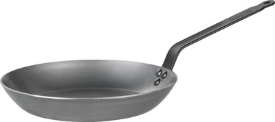 Debuyer de buyer Padella Mineral B Nera 28 cm – lamiera d'acciaio – senza PFAS – prestazioni di cottura professionali – adatta per induzione