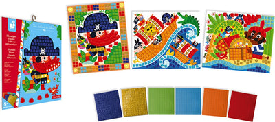 Janod - les ateliers du calme - mosaico pirati - set artigianale