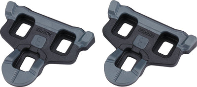 BBB Cycling SPD SL Cleats - Power Clip - with non-slip rubber pads - 0° clearance - compatible with Shimano pedals - road bike cleats - black - BPD-06F