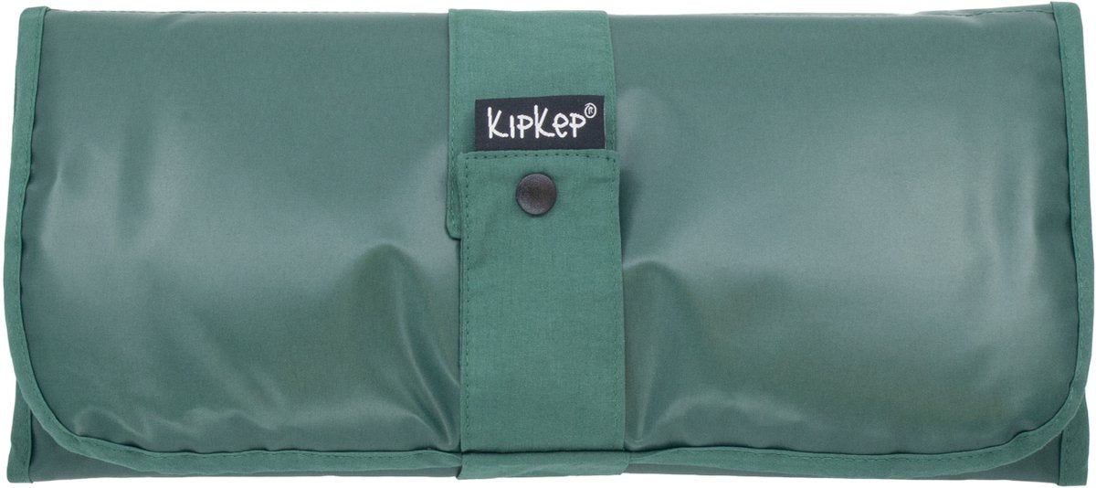 Kipkep napper - verschoonmatje - calming green - wasbaar - waterdicht - duurzaam - dik (excl. luieretui)