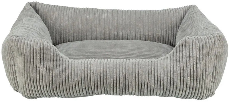Trixie - hondenmand vital jonna - ribfluweel - grijs - 60x50 cm