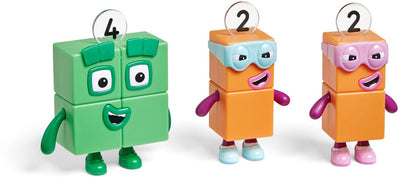 Risorse didattiche scienze primarie - blocchi didattici - numercubi - verde e arancione - 3+