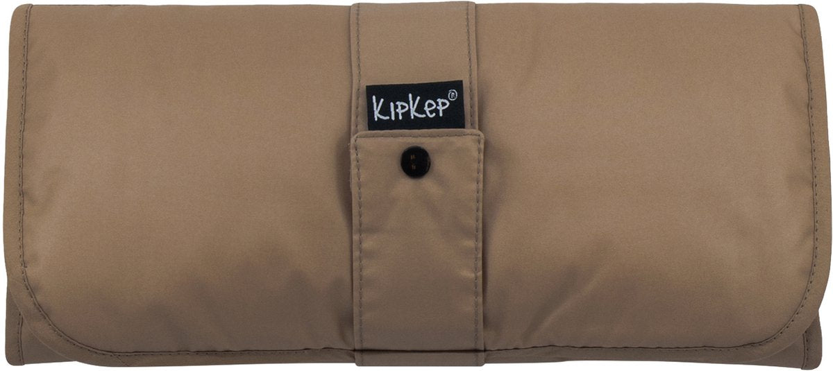 Kipkep napper - verschoonmatje - coffee - wasbaar waterproof (excl. luieretui)