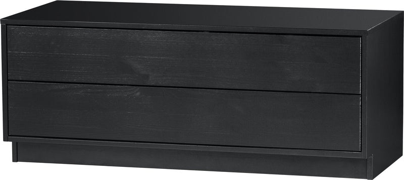Mueble TV finca de madera - pino - negro - 40x100x40