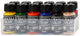 Pintura textil semi-cobradora de color textil de la empresa de creativ, 12x50ml