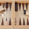 Backgammon madera marrón 48 x 38 cm