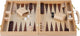 Backgammon madera marrón 48 x 38 cm