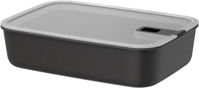 Mepal vershouddoos easyclip - 2.25 l - vershoudbakjes met schuifsluiting - geschikt voor magnetron. stoomoven. koelkast en vriezer - nordic black