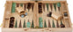 Backgammon longfield 18 verde marrón trangle -