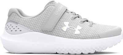 Under armour ua gps surge 4 ac-gry meisjes sportschoenen - halo grijs - wit - iridescent