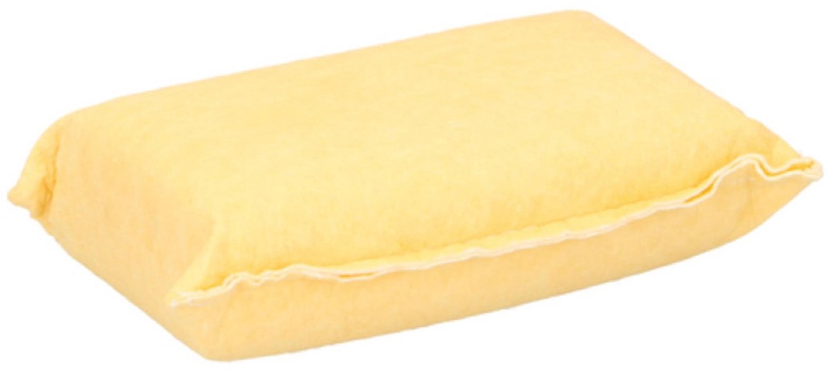 Giallo spugna di camoscio in pelle di base