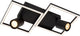 Lucide arianne - lampada da soffitto (lampada da soffitto) - LED - 2xLED integrati - 2xGU10 - CCT - nero