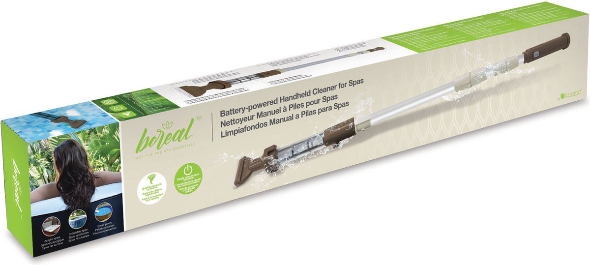 Kokido boreal spa stofzuiger op batterijen