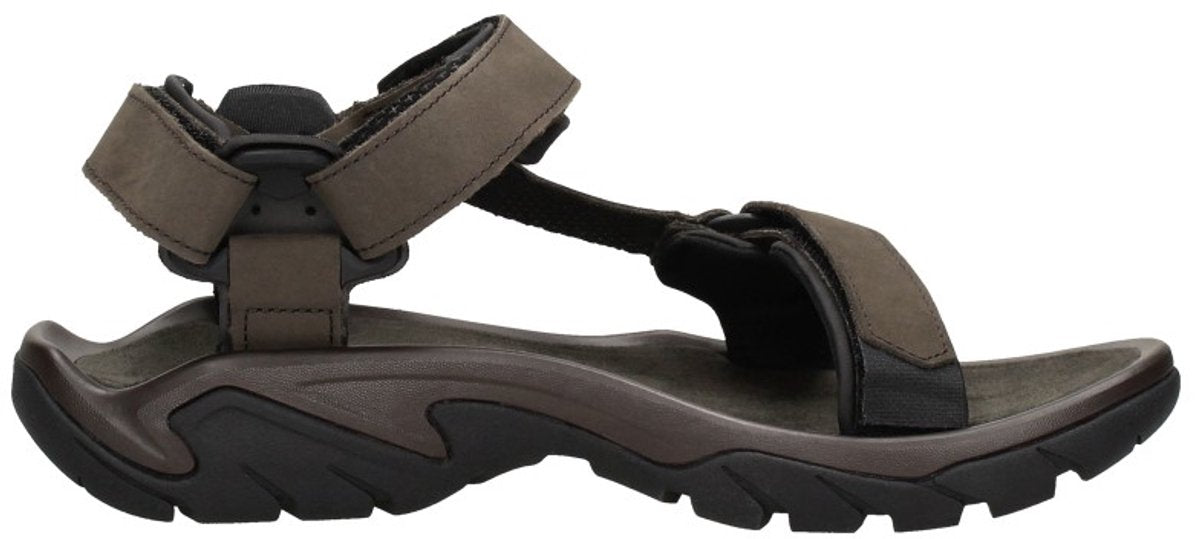 Teva m terra fi 5 universal leren heren sandalen - turkish coffee
