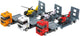 Toi-Toys Metal Truck con rimorchio ed elicottero