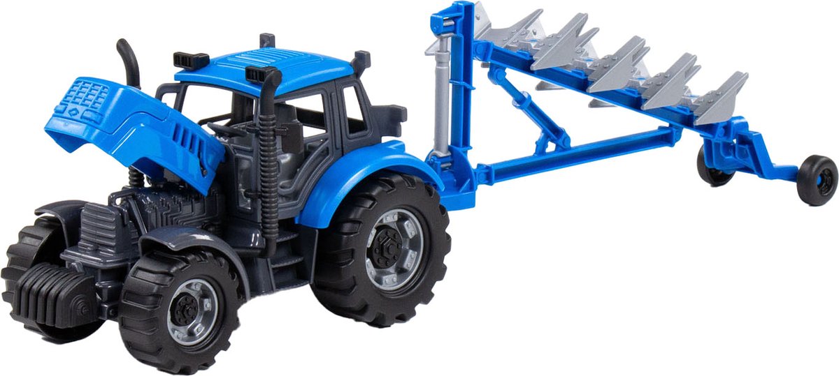 Cavallino Toys Cavallino Tractor con Team Blue, Scala 1:32