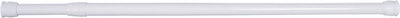 Asta doccia rotonda Differnz - da fissare - finitura alluminio - 75 x 125 cm - bianco