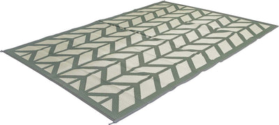 Bo-camp - industriale - materassino refrigerante - lino - verde - l