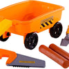Cavallino Toys Cavallino Brandekar Oranje con herramientas y troncos de árboles, 9dlg.