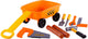Cavallino Toys Cavallino Bolderkar Oranje con strumenti e tronchi di alberi, 9dlg.