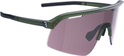 Bbb Cycling valor flux gafas de ciclismo profesionales para hombre y mujer - gafas deportivas de alto contraste - gafas de ciclismo con lente flux - antivaho - verde mate transparente - bsg-81