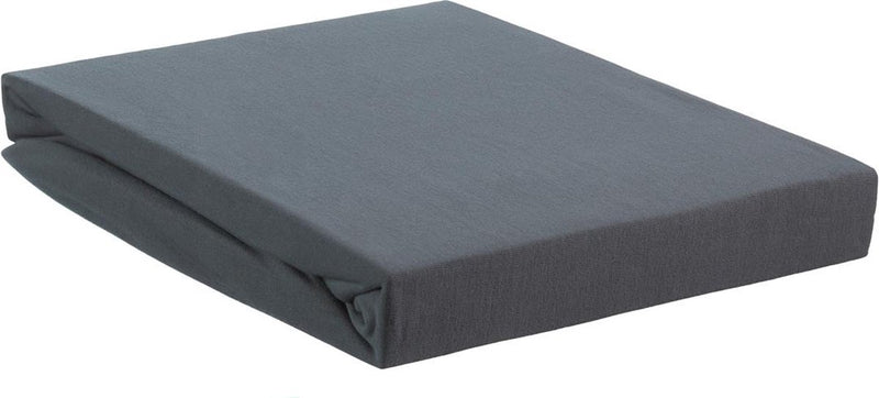 Beddinghouse - jersey-stretch - split-topper - hoeslaken - 200x220 cm - koel grijs