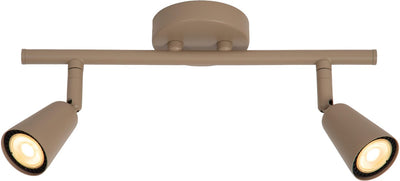 Lucide tiana - lámpara de pared spot - 2xgu10 - topo | esencial