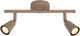 Lucide tiana - wandspot wandlamp - 2xgu10 - taupe | essential